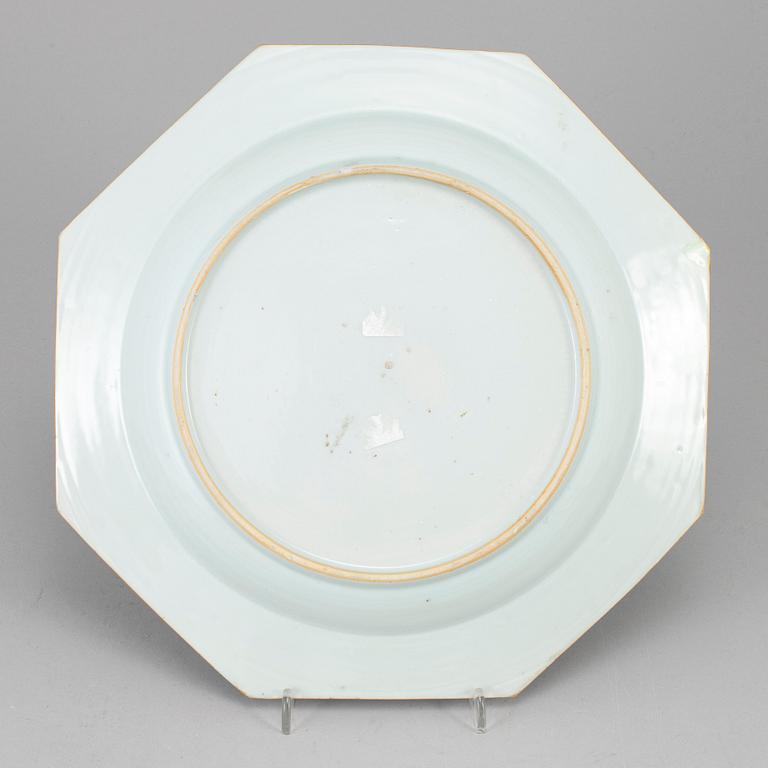 FAT, kompaniporslin. Qingdynastin, Qianlong (1736-95).