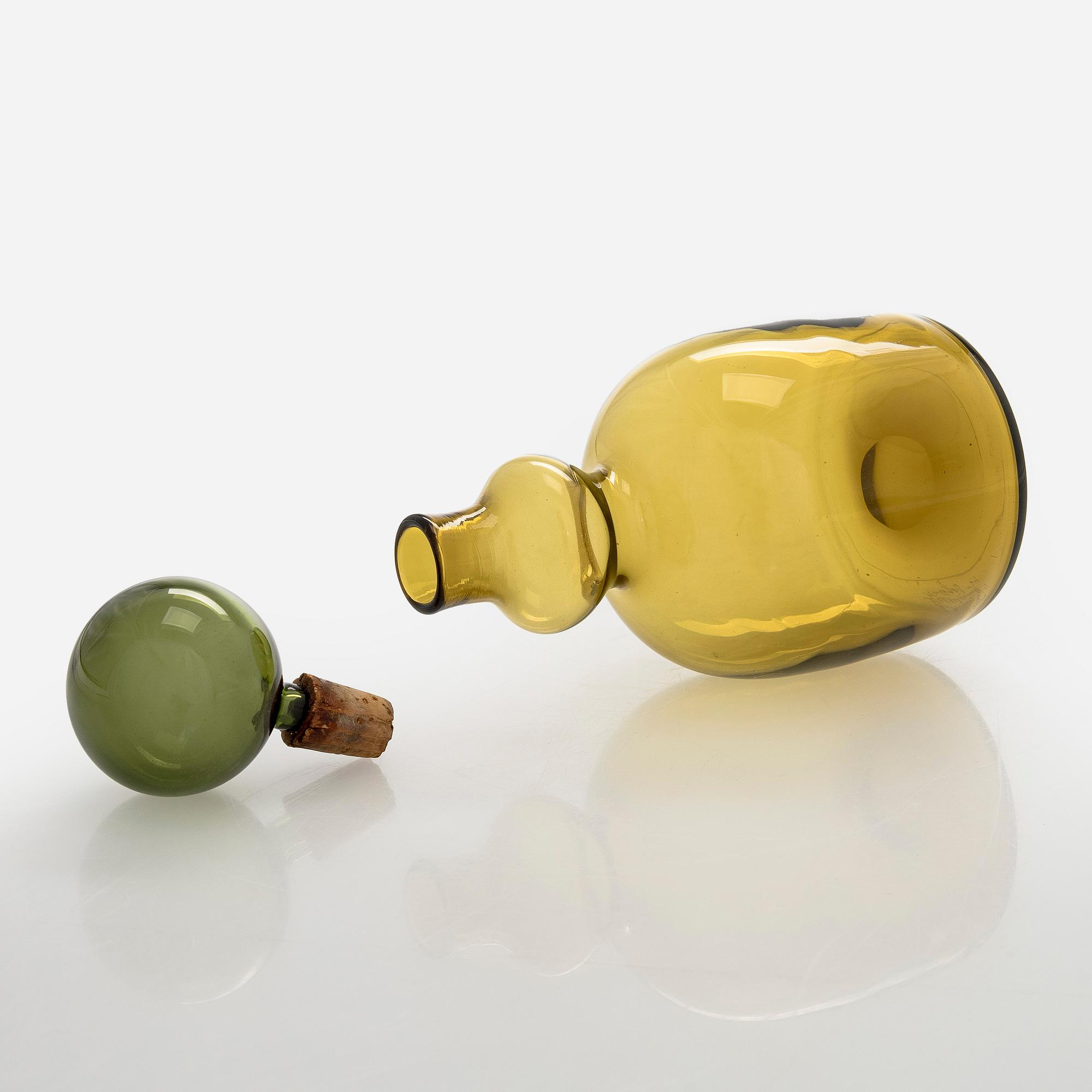 Kaj Franck, karaff KF 503, signerad, K. Franck, Nuutajärvi Notsjö -64.