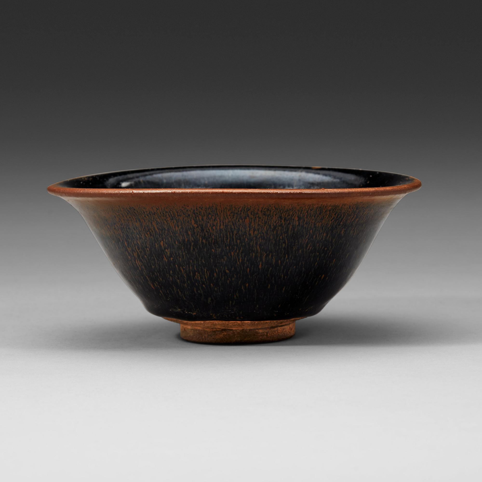 A Temmoku bowl, Song dynasty (906-1279).