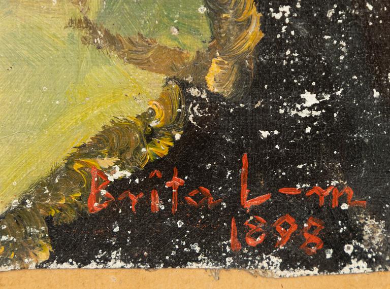 Brita Lagerström-Hald, Woman in profile.