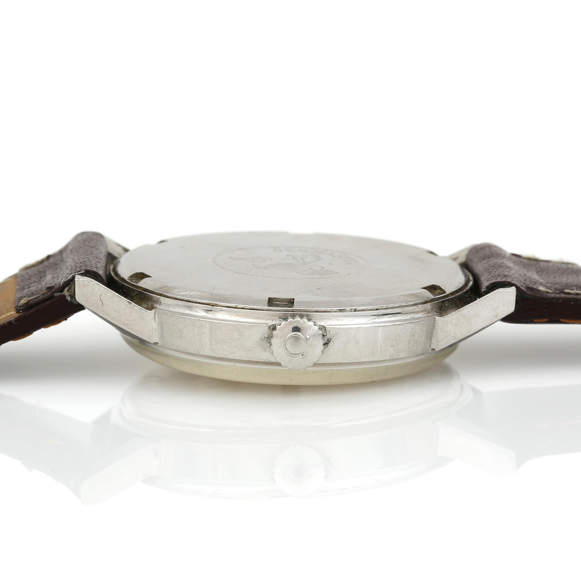 HERRARMBANDSUR, stål, Omega, Genéve, 1900-talets andra hälft.