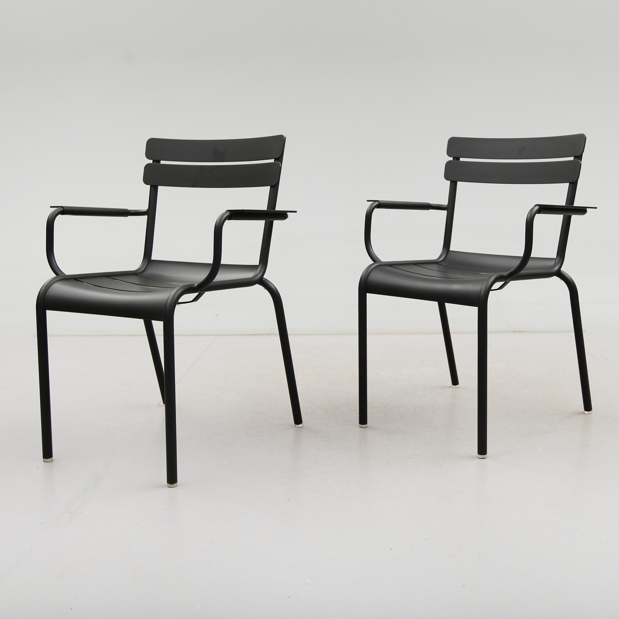 TRÄDGÅRDSSTOLAR, 2 st, "Luxembourg", Frédéric Sofia, Fermob, 2000-tal.