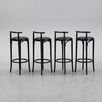 Barstolar/pallar, fyra stycken, "Linus", Gemla, 1996/1997.