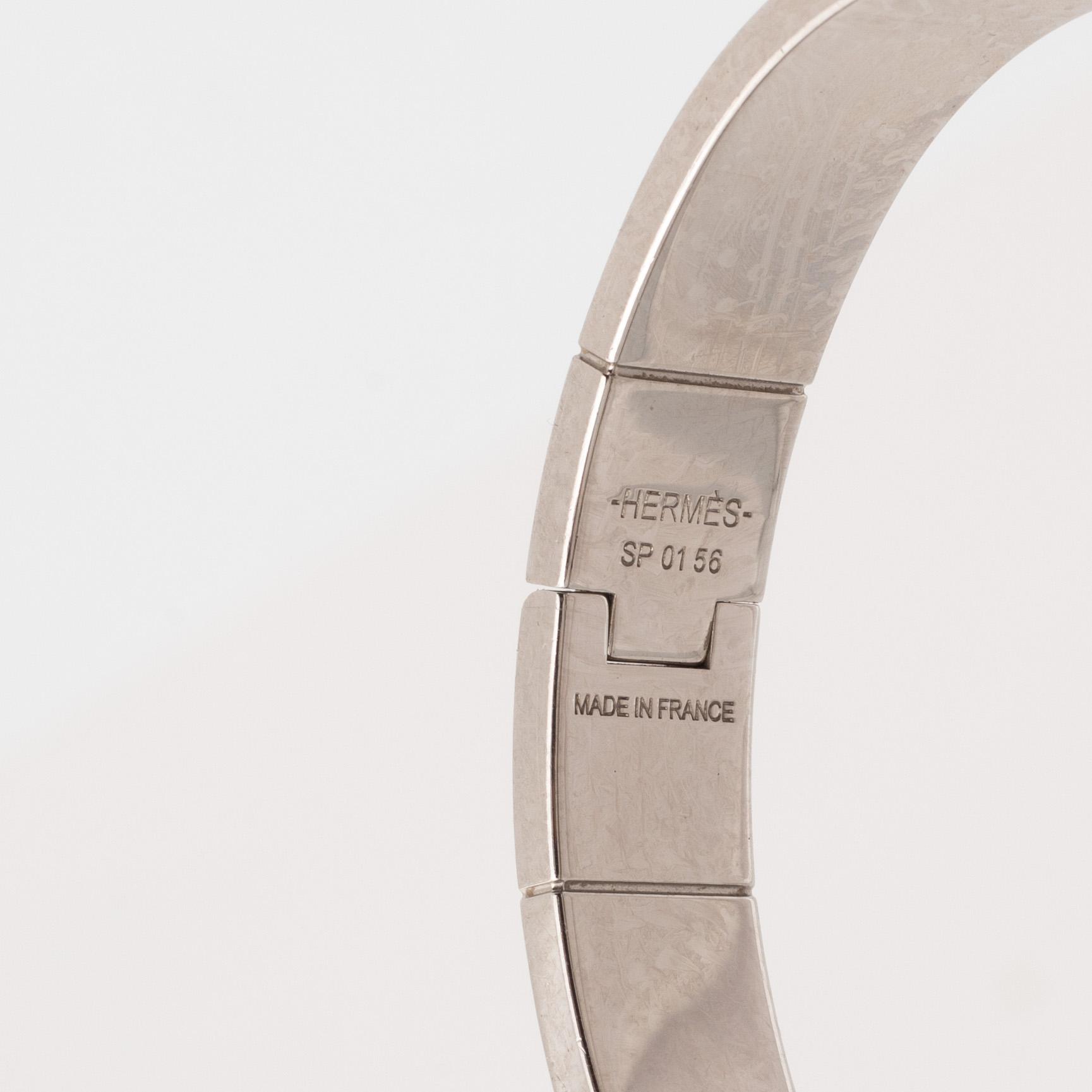 Hermès, bracelet, "Enamel hinged bracelet".