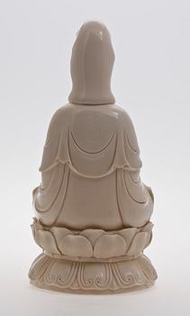 FIGURIN, porslin, blanc de chine, Kina, 1900/2000-tal.