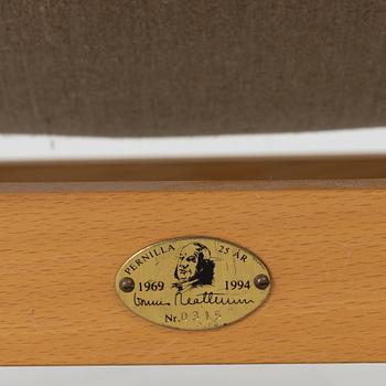 Bruno Mathsson, an armchair, "Pernilla", DUX, second half of the 20th century.