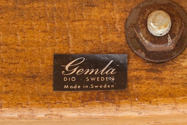 KARMSTOLAR, 4 st, Gemla, 1900-talets mitt/andra hälft, märkta.
