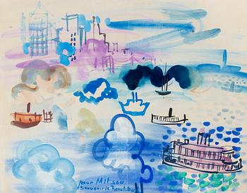 181. Raoul Dufy, Motif from New York.