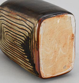 VAS, stengods. Stig Lindberg, Gustavsberg, sign.