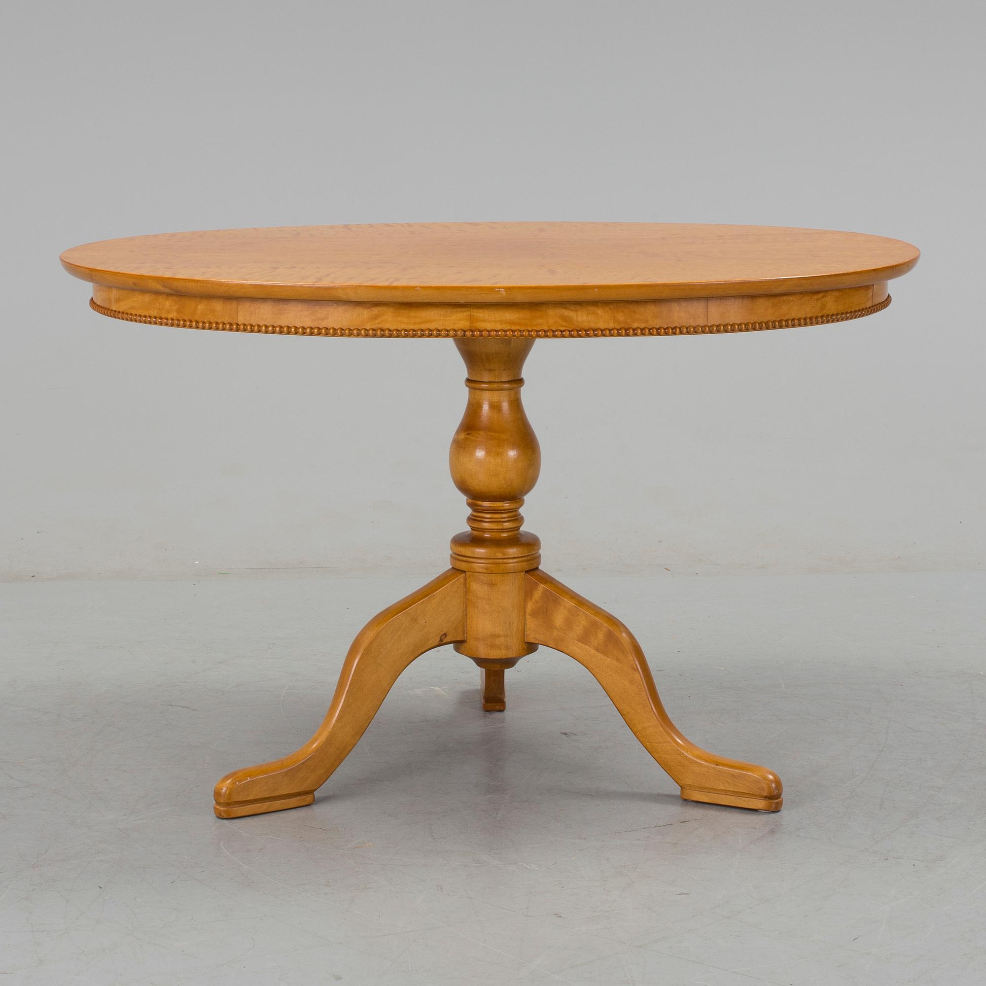 A birch coffee table by Henry Boberg, Gränna, early 1990´s.