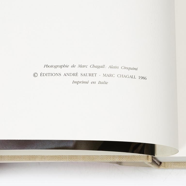 Marc Chagall, böcker, 6 st, "Chagall Lithographe I-VI, 1922-1985", Fernand Mourlot.