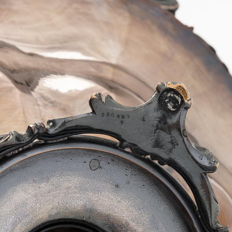 A Christofle silver plated fruit basket, France, ca mid 1900's.