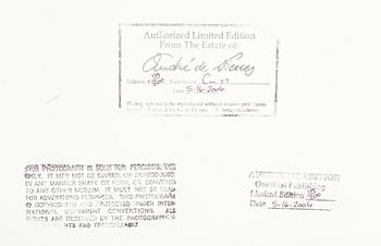 ANDRÉ DE DIENES, efter, photo/fine art print, stamped by the estate 119/200 and dated 2006 verso.