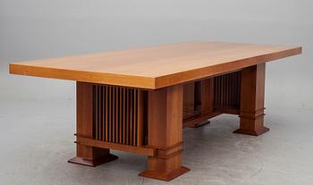 MATSALSMÖBLEMANG, 9 delar, Frank Lloyd Wright, Cassina 1986.