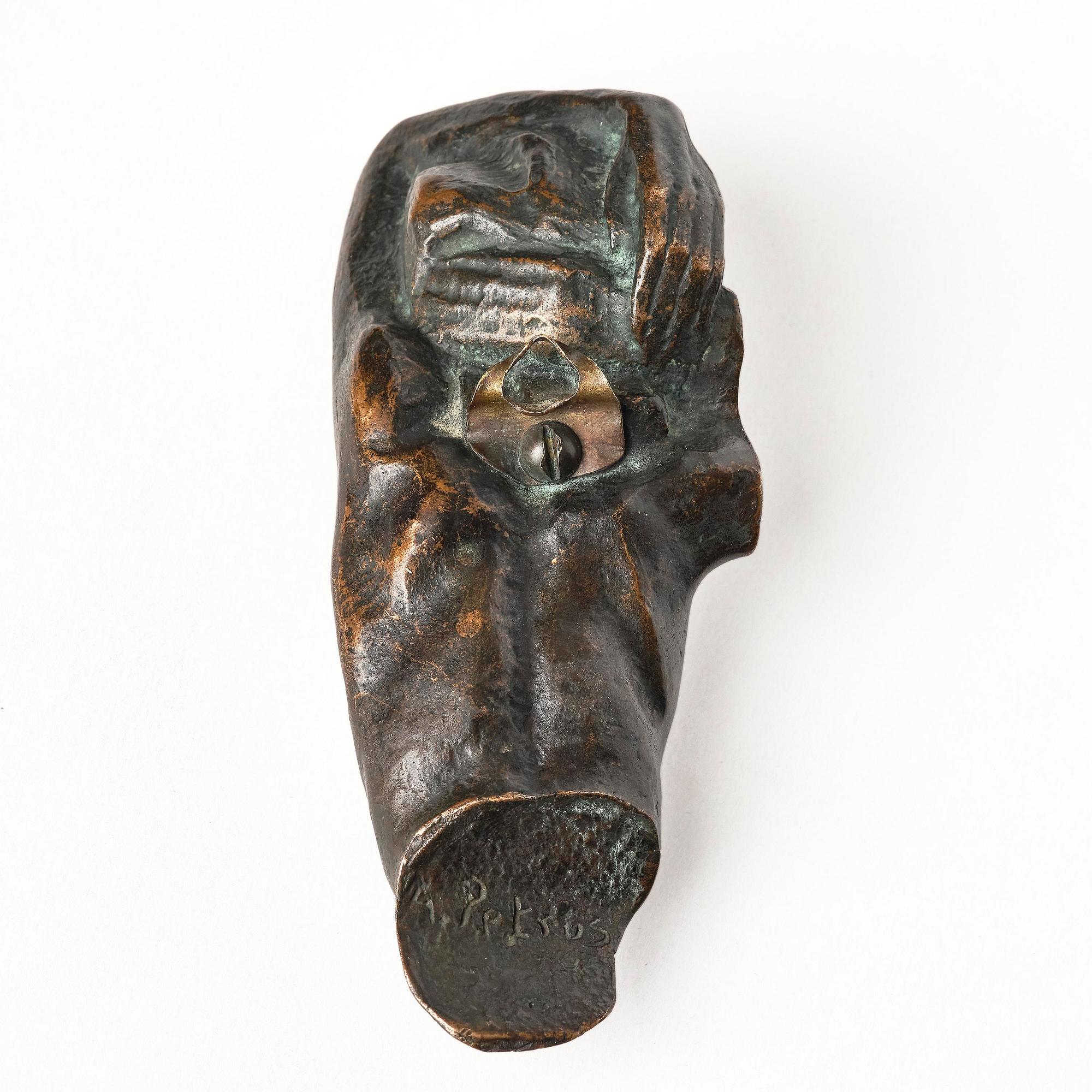 Anna Petrus, a patinated bronze sculpture of a female torso, Stockholm, ca. 1915.