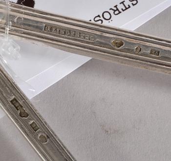 SOPPSLEV samt STRÖSKED. Silver, 1800-tal.