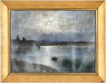 Carl Brandt · CARL BRANDT, pastell, signerad och daterad -92.