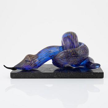 Ida Olai, a glass sculpture, dated 2001.