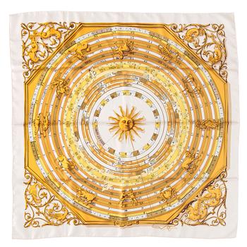 547. HERMÈS, silk scarf, "Dies et Hore".