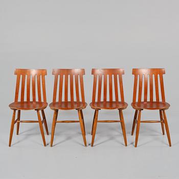 BORD, Bertil Fridhagen, Bodafors samt STOLAR, 4 st, Edsbyverken, 1950/60-tal.