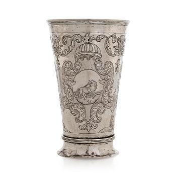 Bägare, silver, Moskva 1743. Barock.