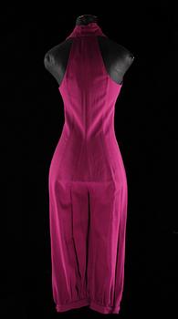 A plum-coloured jumpsiut by Biba.