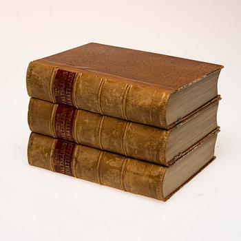 ZACHARIAS TOPELIUS, 3 volymer, Fältskärns Berättelser, G.W Edlunds Förlagsaktiebolag Helsingfors 1908.