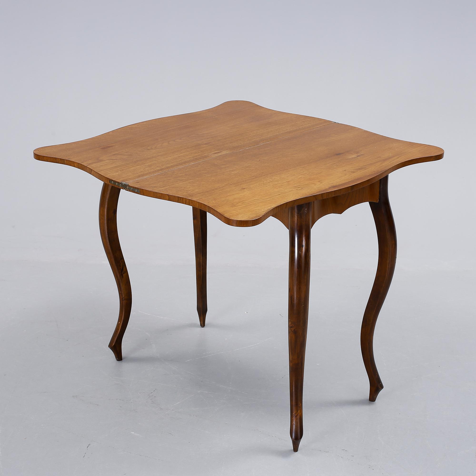 SPELBORD, nyrokoko, 1800-talets slut.