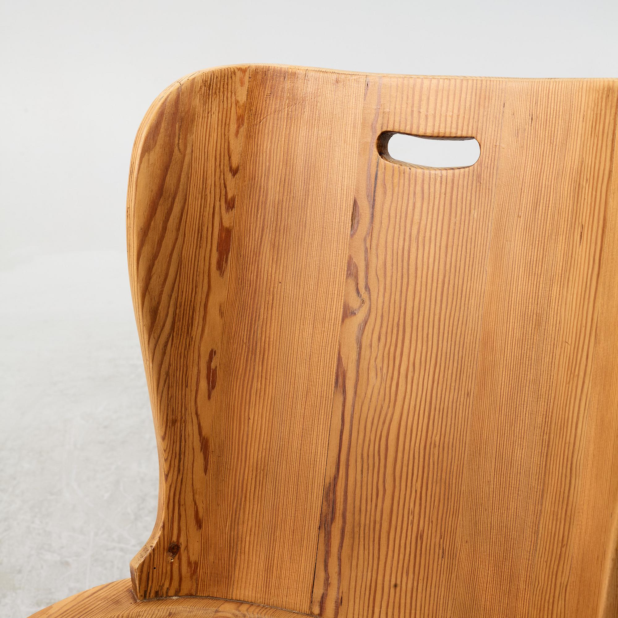 AB ÅBY Möbelfabrik, stolar 6 st, Sportstugemöbler, 1940-50-tal.