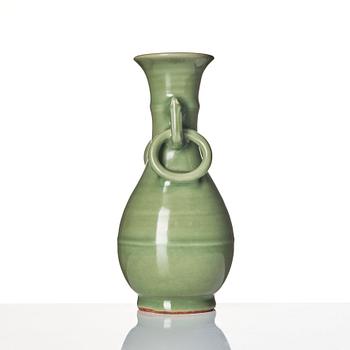 A celadon vase, Ming dynasty (1368-1644).