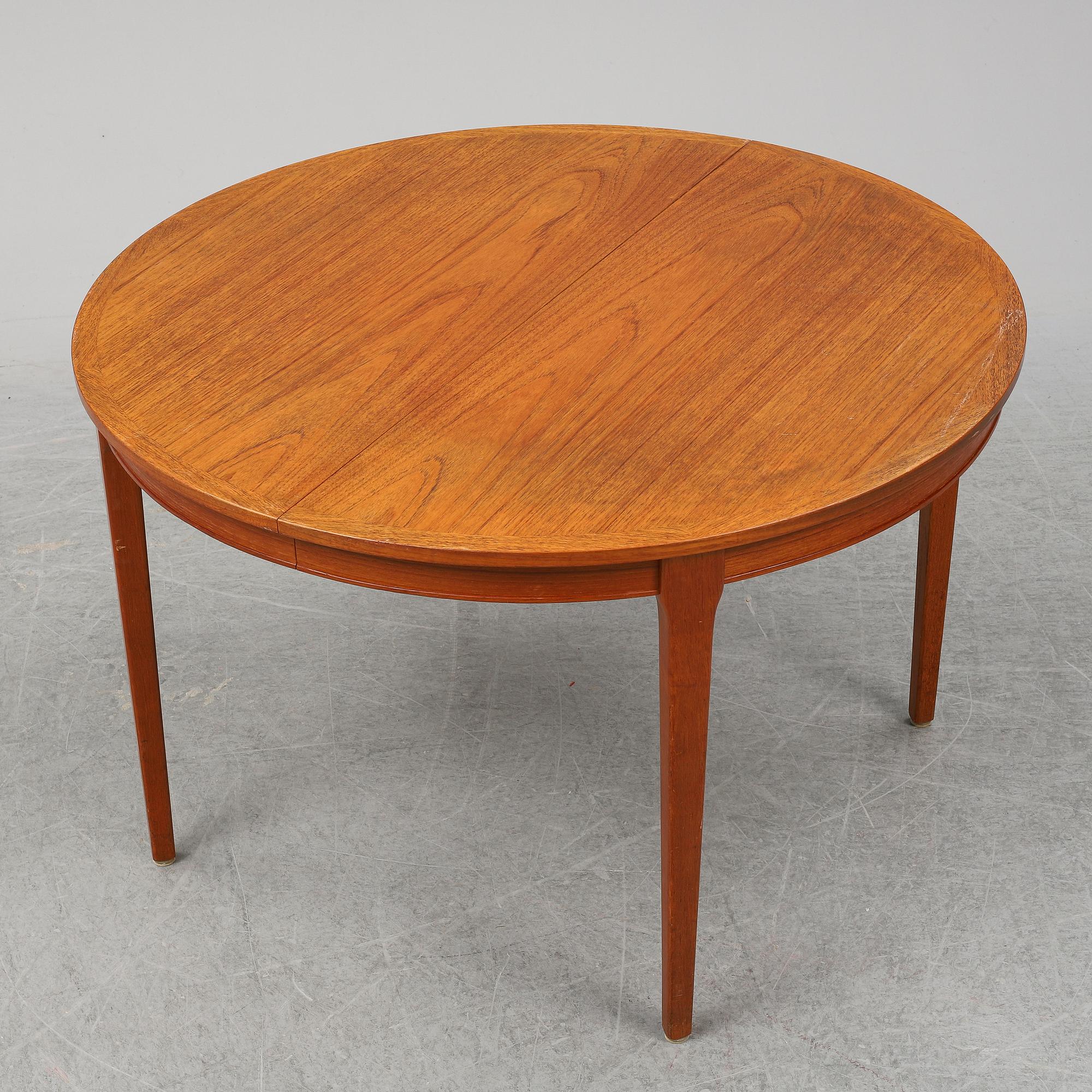 A late 20th Century table.