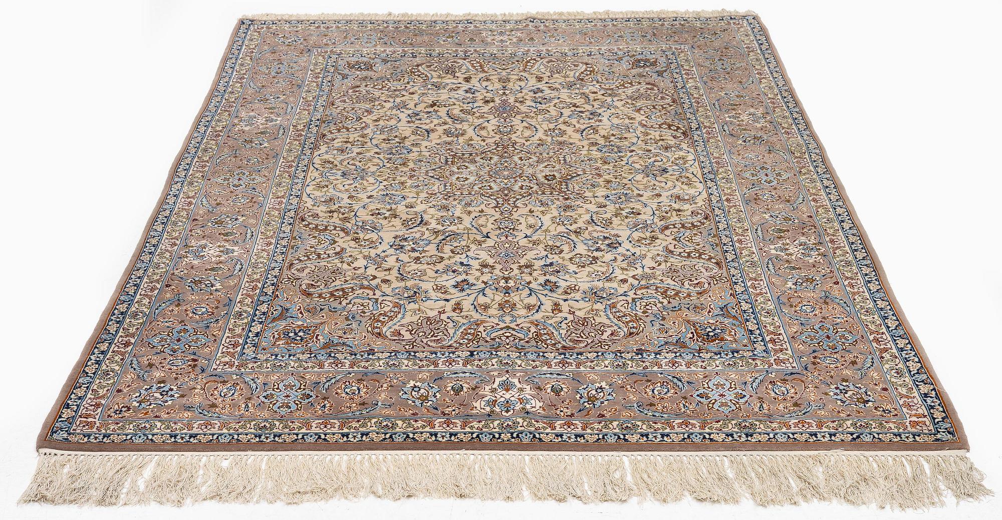 Matta, Old Isfahan, centrala Persien, ca 244 x 153 cm.