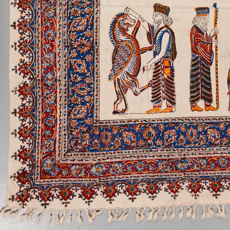 TEXTIL, troligen Isfahan, modern tillverkning, 135X200 cm.