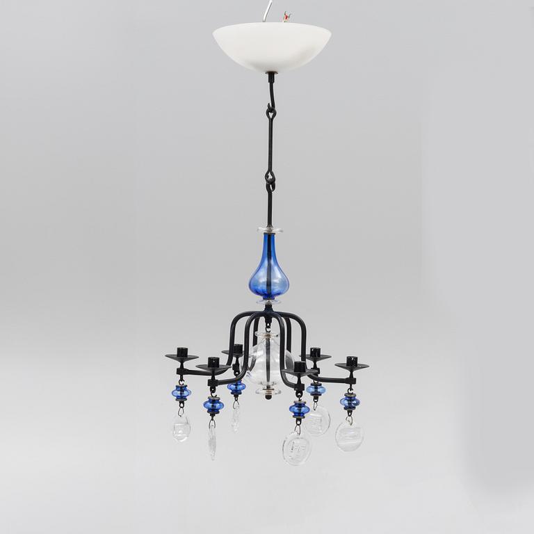 Erik Höglund, a chandelier, Boda Smide.