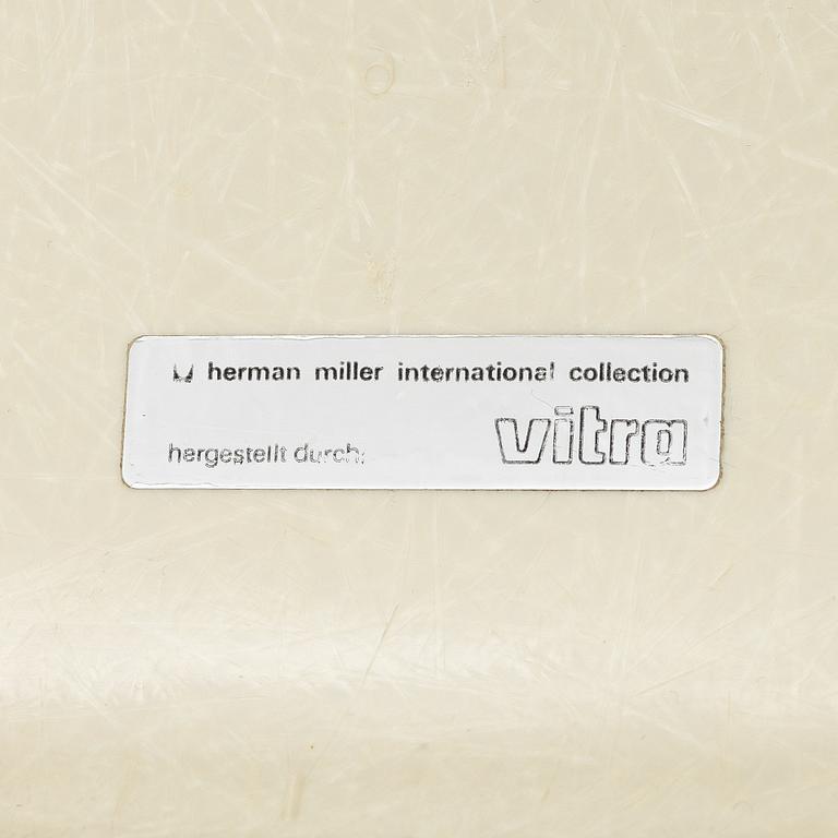 Charles & Ray Eames, Stolar, 4 st, "DSR Plastic Chair", Herman Miller & Vitra.