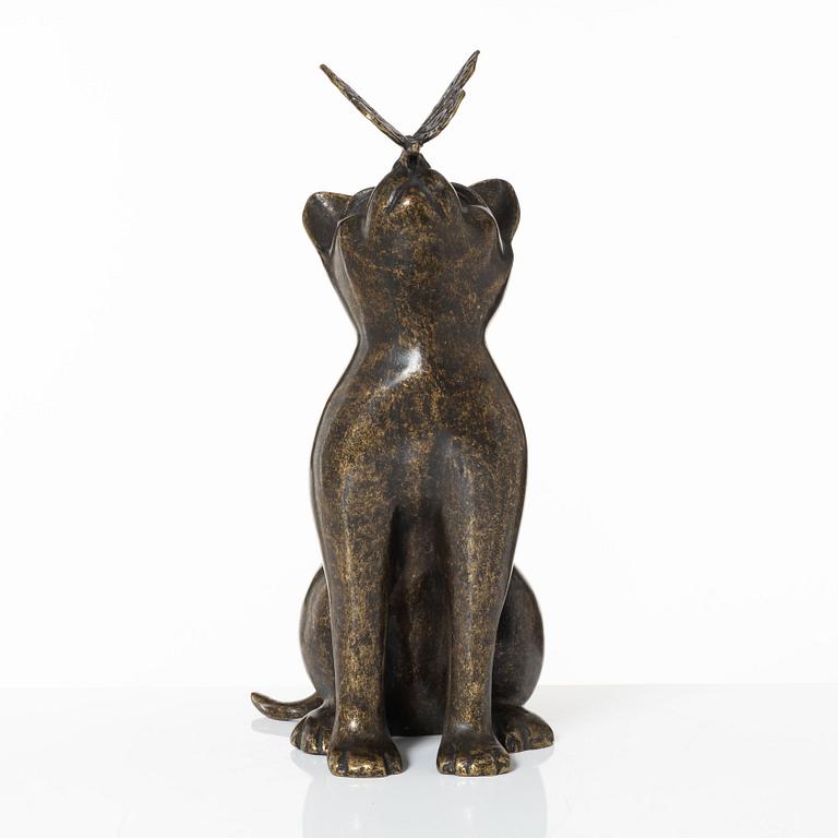 Dekorativ skulptur, brons, Fyrklövern.