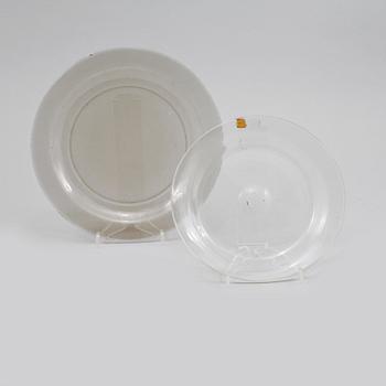 BURKAR/VASER samt FAT, 2 st, glas, 1900-talets början.