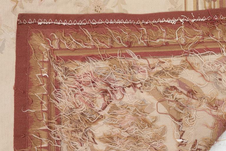 Rug, Aubusson style, early 20th century, approx. 270 x 180 cm.