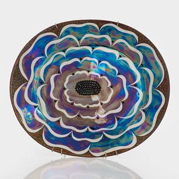 Birger Kaipiainen, a decorative plate of the 'Florence' series, marked Birger Kaipiainen, Arabia Finland.