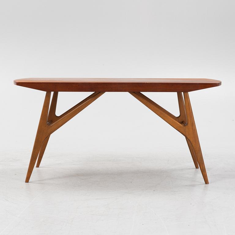 A teak veneered coffee table, Jason, Ringstedt, Denmark, 1950's/60's.