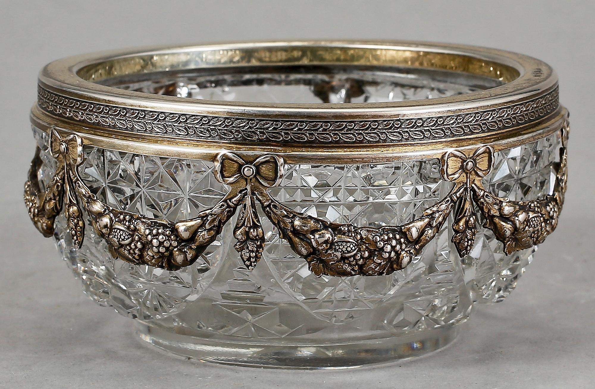SKÅL, glas och silver, CG Hallberg, Stockholm, 1904.