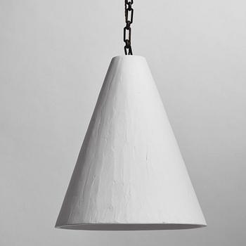 Rose Uniacke, taklampa, "Plaster Cone Hanging Light", Rose Uniacke, Storbritannien.