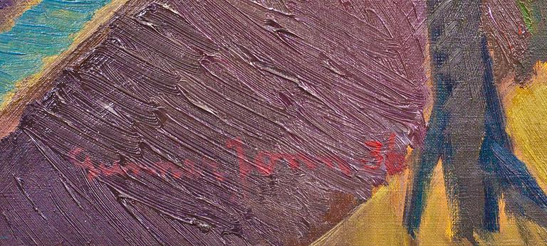 GUNNAR JONN, olja på duk, signerad och daterad -36.