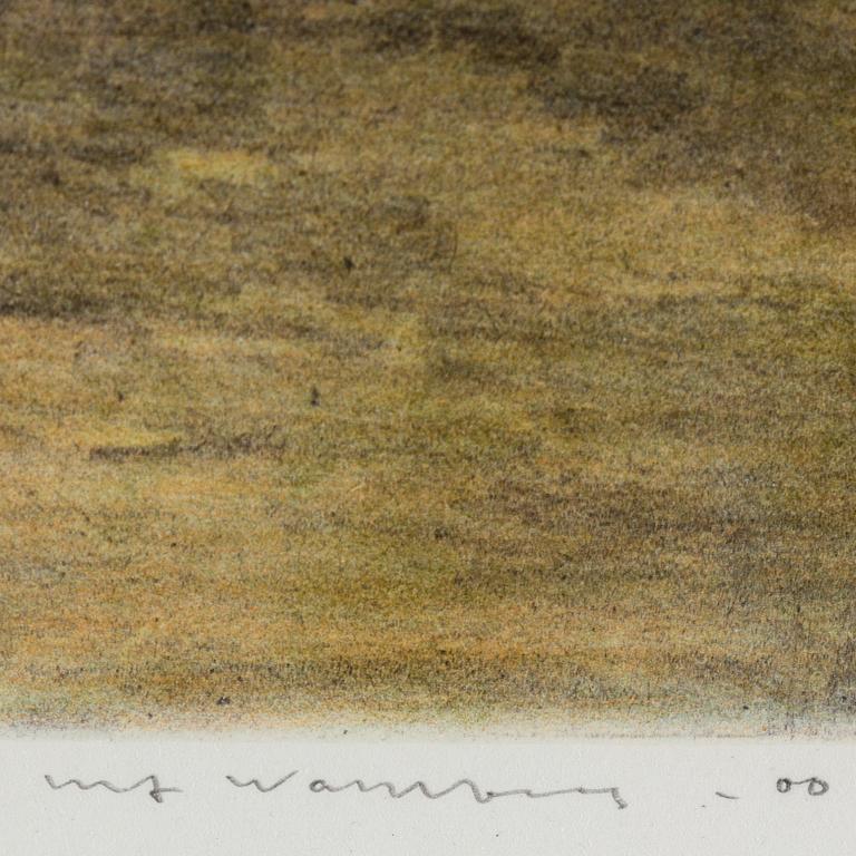 ULF WAHLBERG, färglitografi, 2000, signerad 93/280.