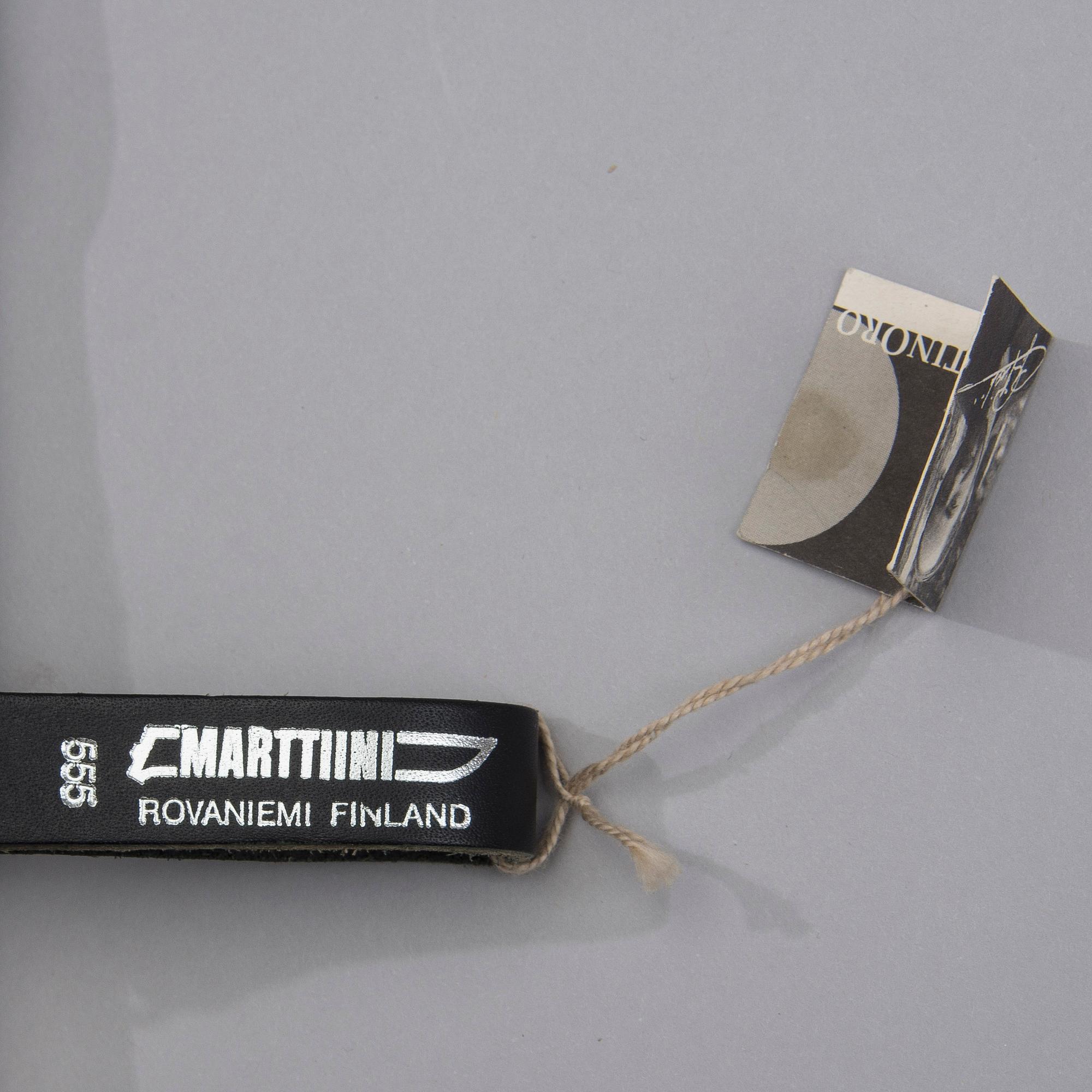 PEKKA PIEKÄINEN, PUUKKO-KNIV, Marttiini, skaft i silver, stämplad 1999.