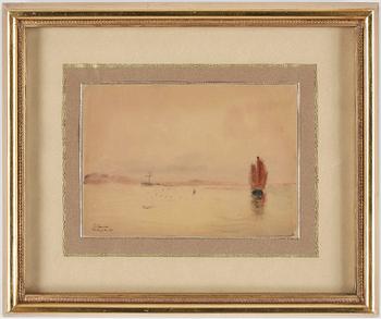 Louis Sparre · LOUIS SPARRE, akvarell, signerad, daterad -07.