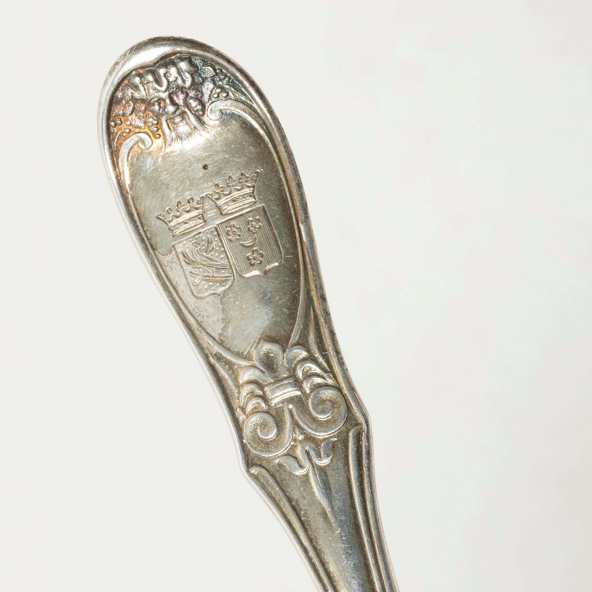 Besticks, 24 st, silver, Köpenhamn, Danmark, 1879.