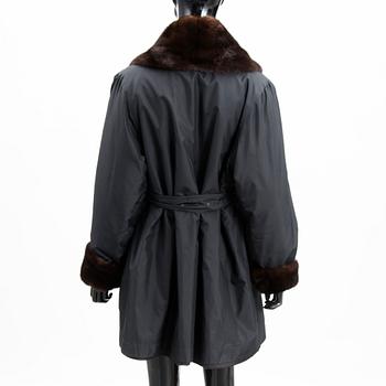 A Grünstein Fur Lined Coat.