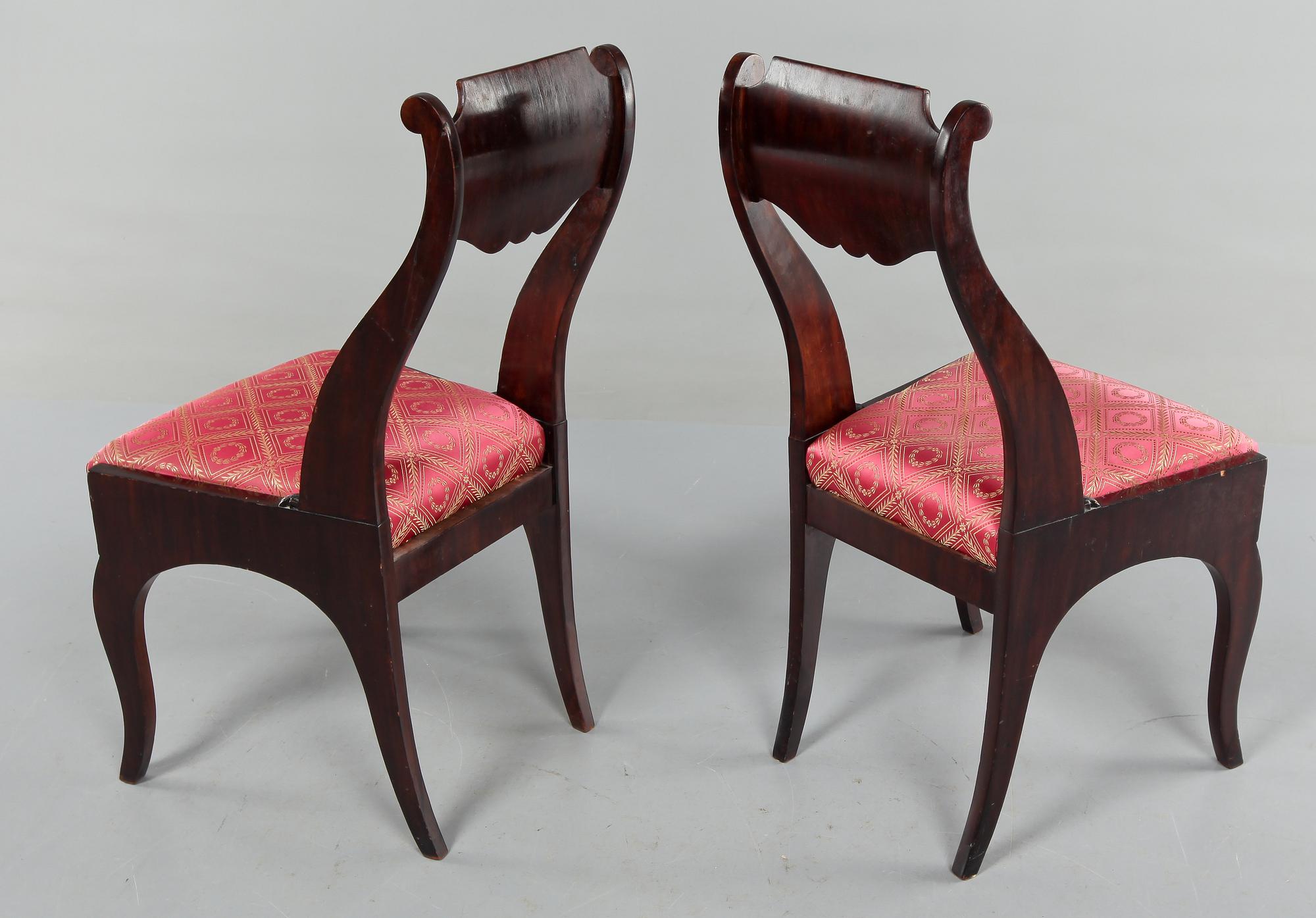 STOLAR, ett par, Ryssland/Baltikum, 1800-talets första hälft.