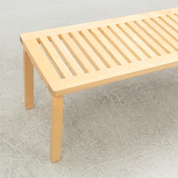 Alvar Aalto, a "153A" bench, Artek, 21st century.